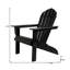 Chaise Adirondack 32 po en plastique robuste-592981868