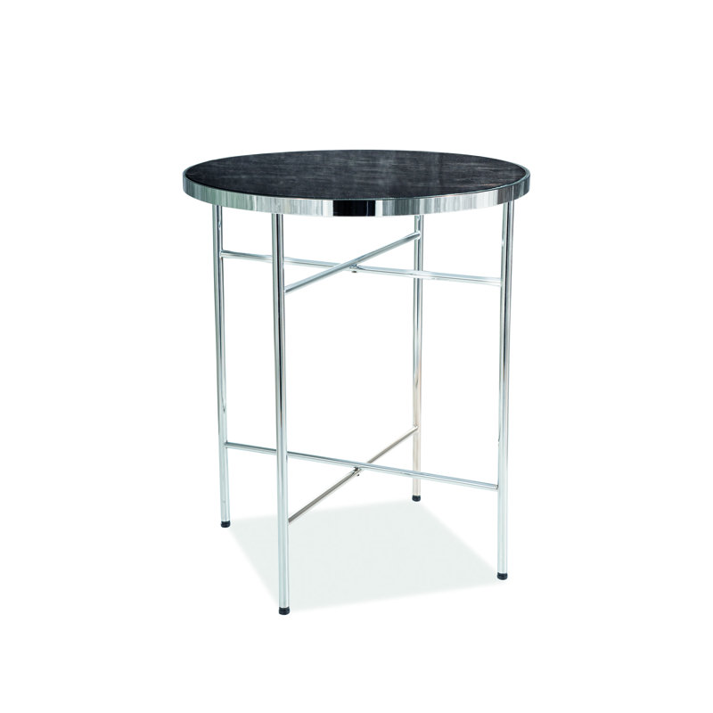 Dang Four Leg Coffee Table, H45 x L80 x W80cm, Chrome