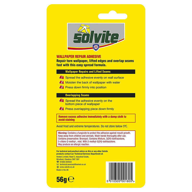 Solvite Wallpaper Repair Adhesive