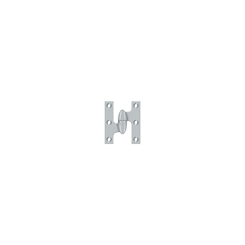 Hinge, Left Hand, Brushed Chrome