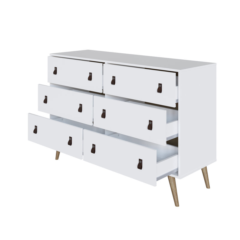 Commode double Amber, Blanc