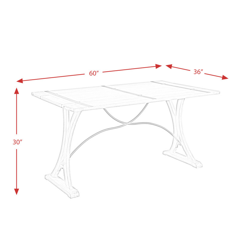 Eugley Extendable Acacia Solid Wood Top Dining Table