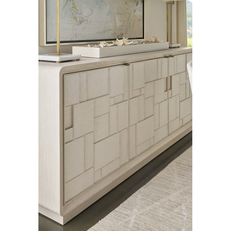Amelia Credenza with Wallpaper, Tobacco
