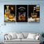 Whiskey Liquor Still Life - 3 pièces sur toile tendue-1648688744