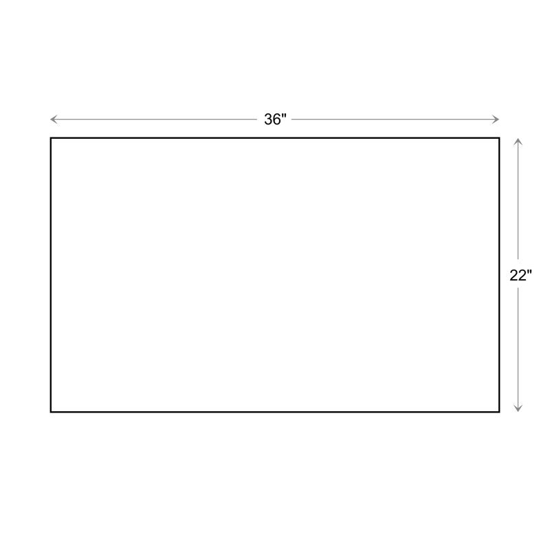 Winter Wonderland, Rectangle 1'10" x 3'