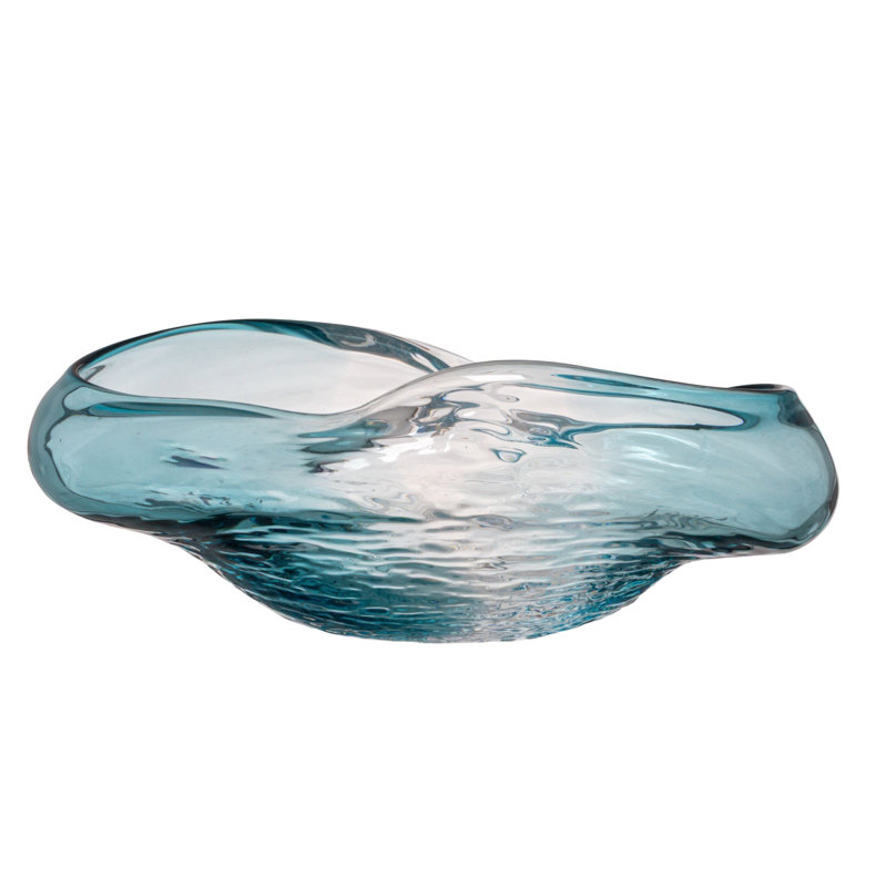 Organic Glass Decorative Bowl