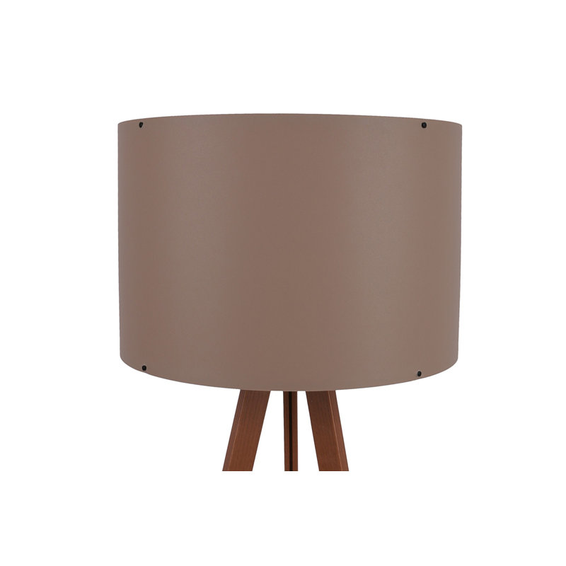 Rybicki 140cm Tripod Floor Lamp, Mink, Dark Brown