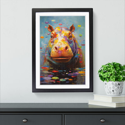 Hippo Dadaism - Framed Print