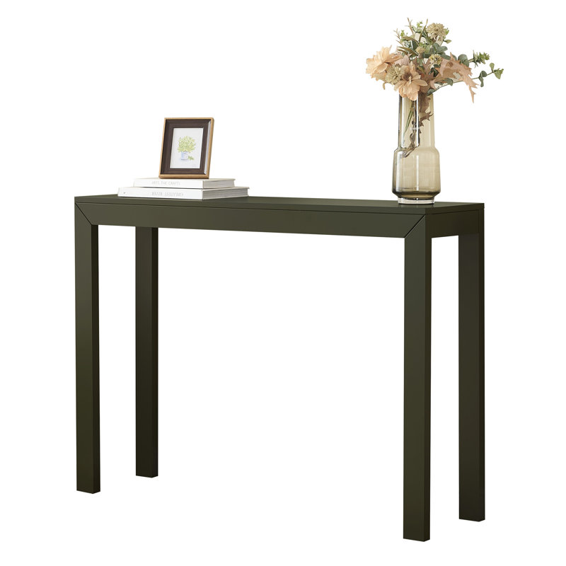 Modern Console Table for Entryway or Living Room, Narrow Sofa Table with Sleek Rectangular Design for Hallway or Behind Couch