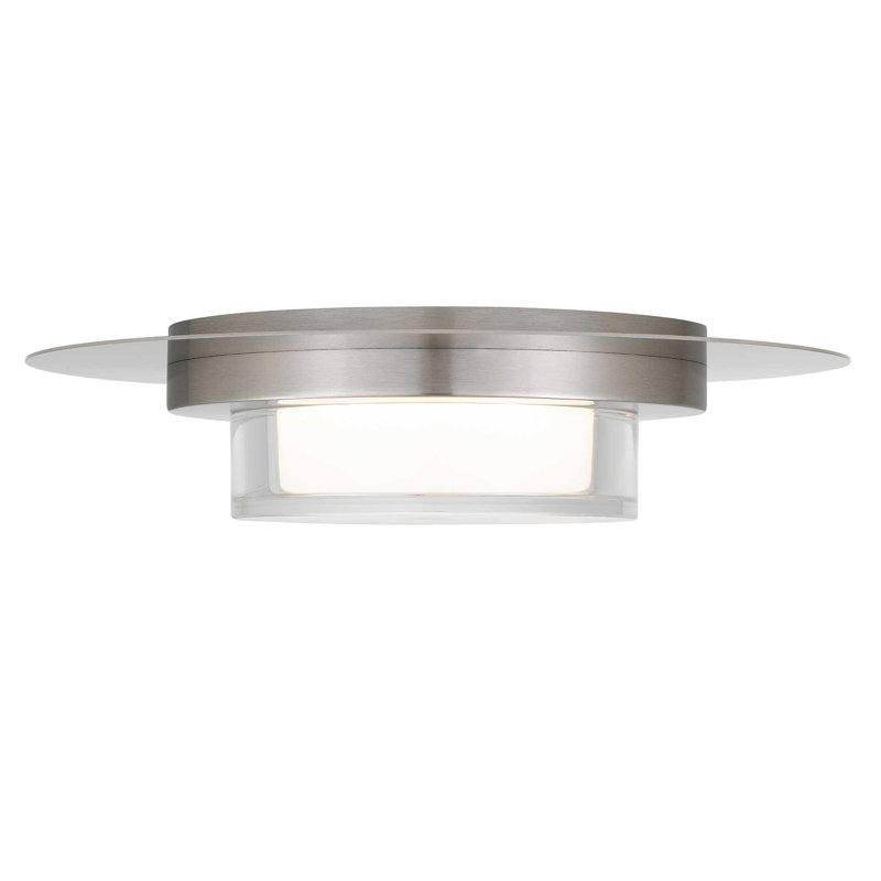 Plafonnier encastré carré à DEL noir intégré, H 2,75 po x l 12 po x P 12 po