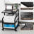 23.6 x 19.7 x 29.5 inches Large Printer Stand Printer Desk with Adjustable Storage Shelf on Wheels-93389586