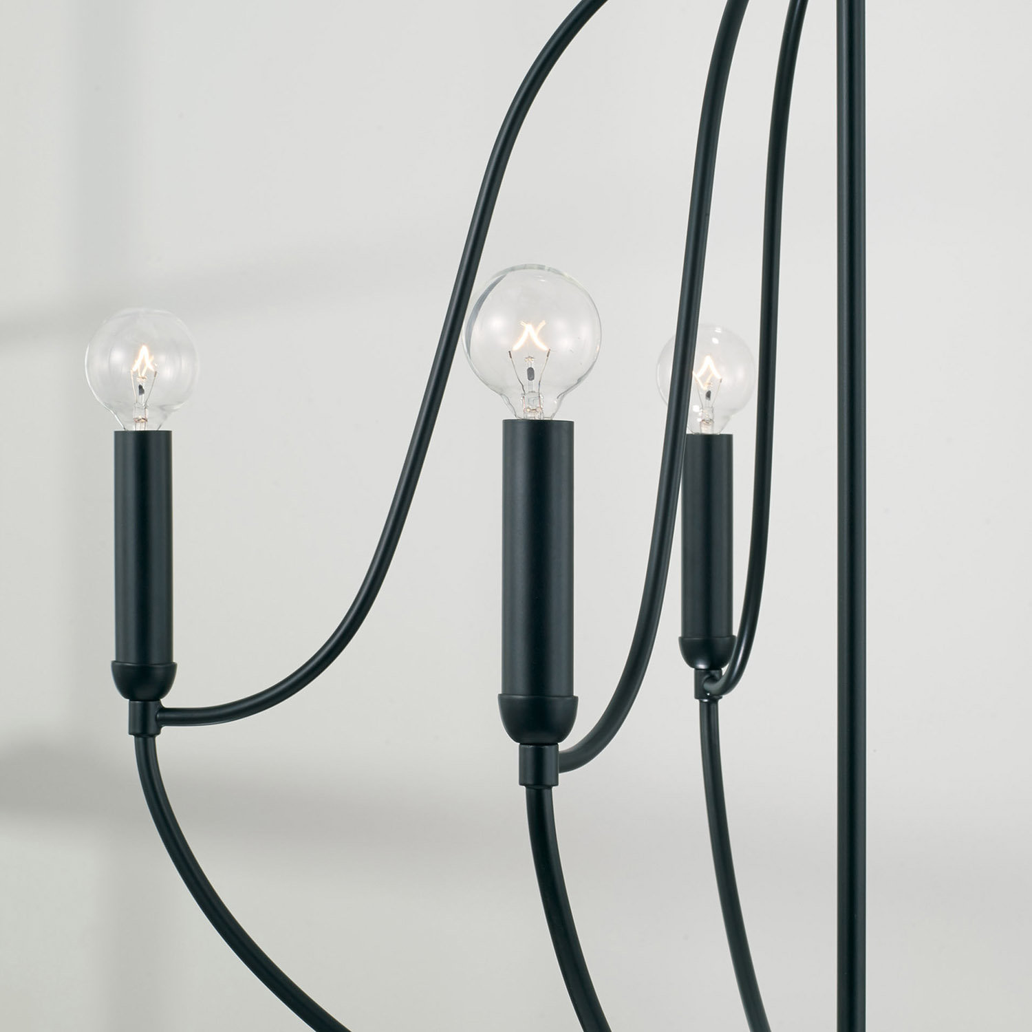 Kanda 5-Light Chandelier, Matte Black