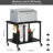 13.78'' H x 16.54'' W Printer Stand with Wheels-95943235