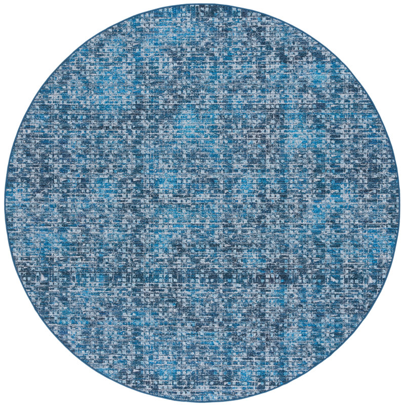 Tucson Performance Machine Washable Geometric Rug, Round 6'