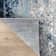 Tapis gris / bleu / blanc Willington