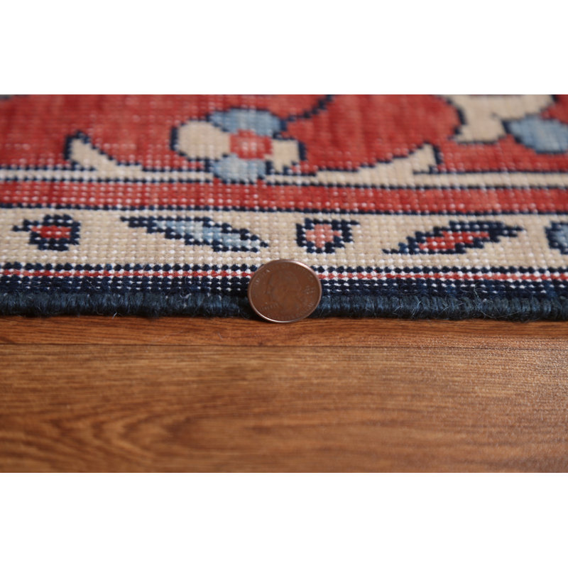 Tapis turc en laine Heriz Serapi noué à la main 9 x 12
