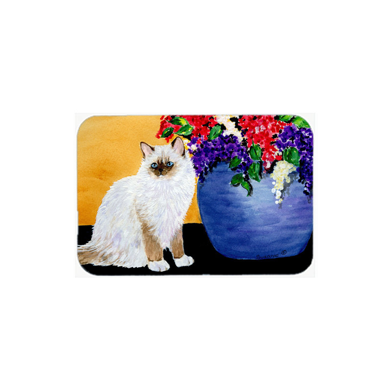Planche à découper en verre ragdoll east urban home
