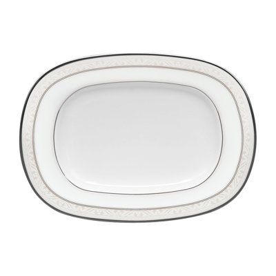Noritake Montvale Platinum Butter Dish, 8.25"