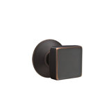 Double Dummy Square Knob with Modern Rose