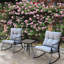 Ensemble de chaise à bascule et fauteuil TEAPOY gris moyen-149052092