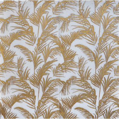 Carreau de marbre et de plancher en marbre doré gravé à la main 12 po x 24 po