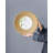 Miroir d'appoint doré-106495363