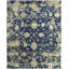 Dassiah Hand Knotted Wool Floral Area Rug in Blue-1799488602