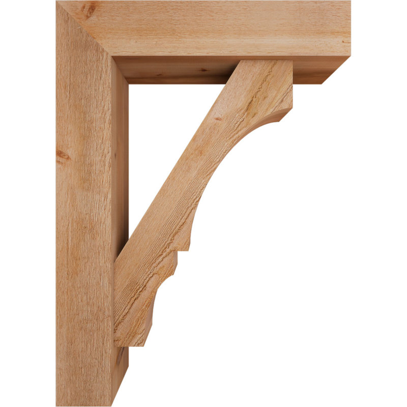 Support de bloc Balboa avec entretoise décalée, 44 x 32, Cèdre rouge occidental de l 8 po (scié brut)