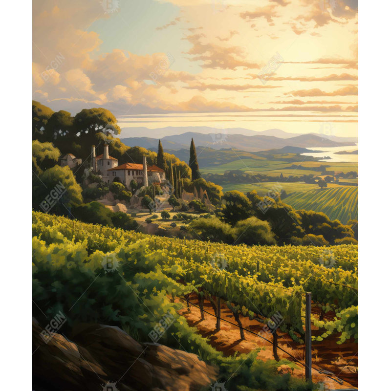 Calm Dusk - Bedroom Trees Canvas for Elegant Home Decor