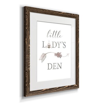 Little Lady Den Arrow - Picture Frame Textual Art Print on Paper -  Redwood Rover, B591F79BC5474B3483AEEE45610E9F89