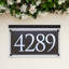 Metallic Crystal LED Lighted Trajan Engraved 1-Line Address Sign-458105748-458105737