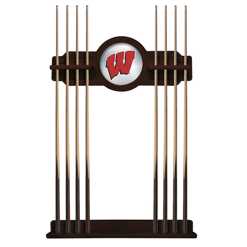 Porte-queues de billard NCAA, English Tudor, Bucky-Badger de Wisconsin