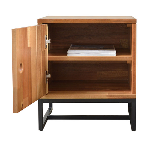 Dixson 45cm W Manufactured Wood Bedside Table