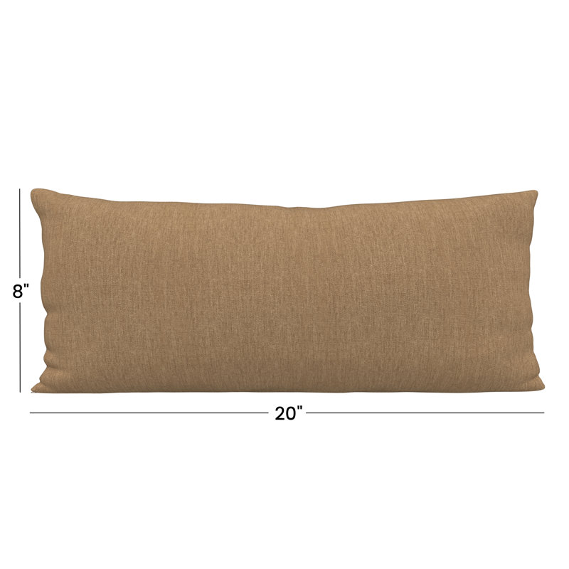 Coussin lombaire intérieur / extérieur Sunbrella®, Toile Sunbrella® beige chiné