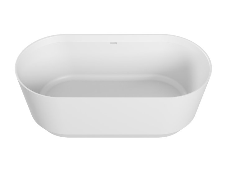 Acquabella Venet Soaker Tub, Gloss White