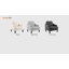 Fauteuil d'appoint 30 po avec pieds rembourrés-980787708