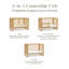Nantucket Greenguard Gold Certified 3 -in-1 Convertible Crib-71282511