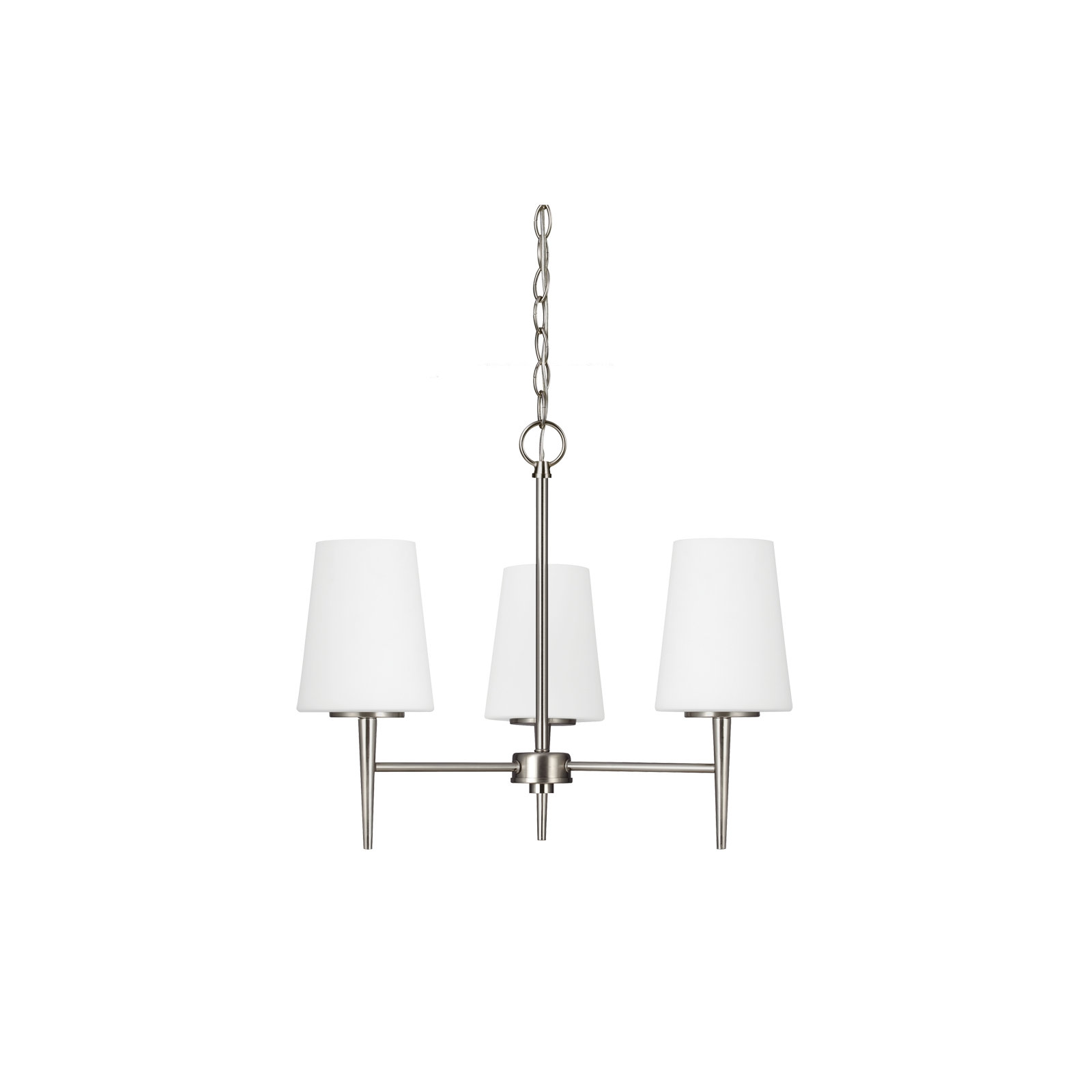 Erlandson 5 - Light Dimmable Chandelier, 16 3/4" H x 20 1/2" W x 20 1/2" D, Satin Bronze, 100W A19 Medium