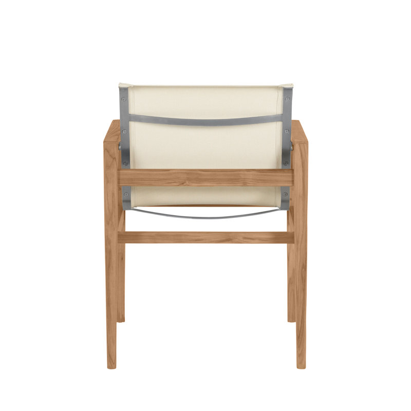 Coast Patio Dining Armchair, Canvas Sling