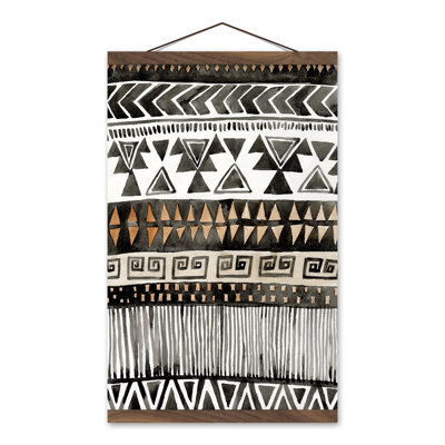 " Abstract Tribal Pattern " Painting Print