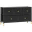 Adriah 100cm W 5 - Drawer Chest of Drawers