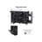 50.7-Inch Black Kitchen Island With Storage Tilting Trash Bin Cabinet And Pull-Out Cabinet Organizer, 5-Wheel Rolling Kitchen Island With Folding Panel, Suitable For Kitchen And Dining Room-261208897