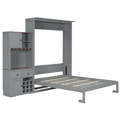 Lit escamotable avec armoire de rangement Murphy