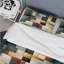 Ensemble de housse de couette géométrique gris et beige Natural Tones-999272289