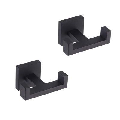 2 porte-serviettes muraux requis