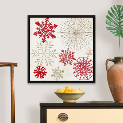Merry Christmas Sparkles - Painting Print on Canvas