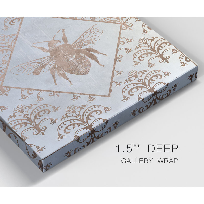 Bee Distress I - ensemble de 2 reproductions sur toiles tendues, H 24 po x l 48 po x P 1 po