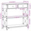 Console Table 100X28x75 Cm Engineered Wood & Steel-1255797500-1255797501