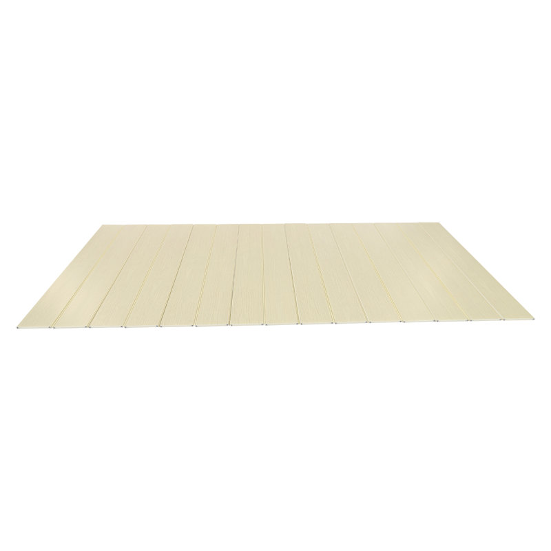 Couvercle de baignoire autoportant Stinec chiffre, Jaune, H 0,26 po x l 63 po x P 31,5 po