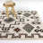 Felipe Green Southwestern Shag Area Rug-918398971